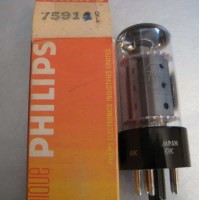 Philips 7591 Vacuum Tube Beam Power Tube Made in Japan 