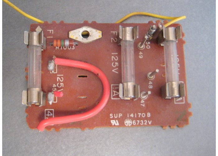 Technics SA-500 Fuse Circuit Board Part # SUP14170B           