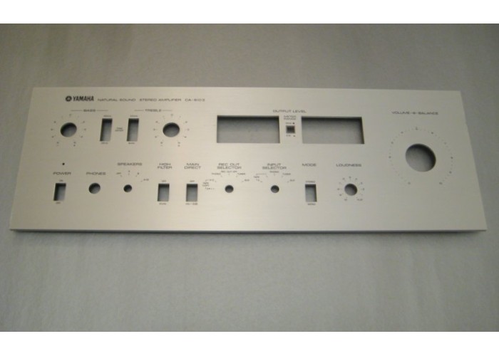 Yamaha CA-610 II Amplifier Original Faceplate      