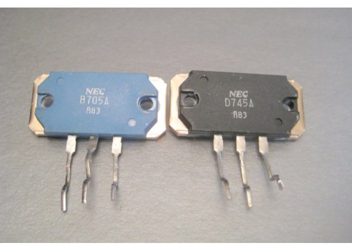 NEC 2SB705A 2SD745A Power Transistor Pair                   