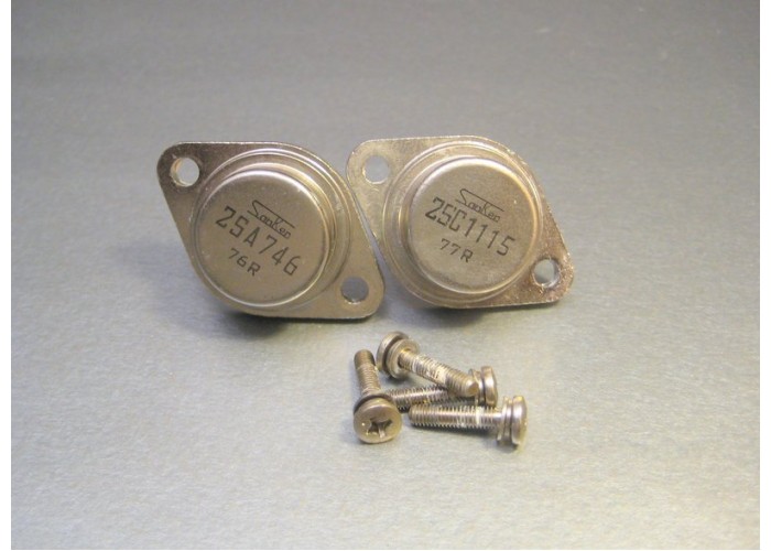 2SA746 2SC1115 Sanken Power Transistor Pair            