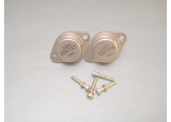 2SA747 2SC1116 Sanken Power Transistor Pair            
