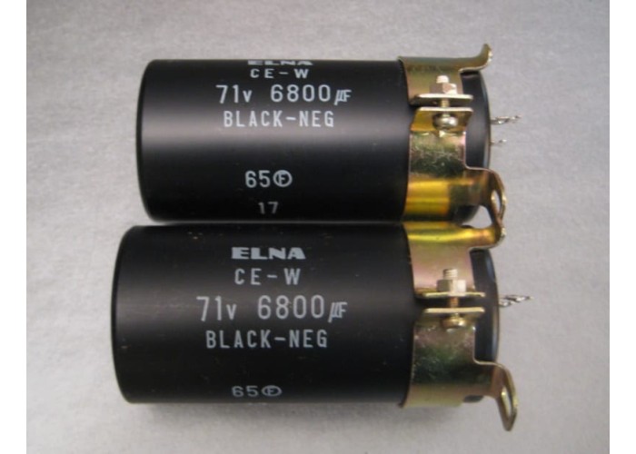 Elna Capacitor Pair 6800uF 71V    
