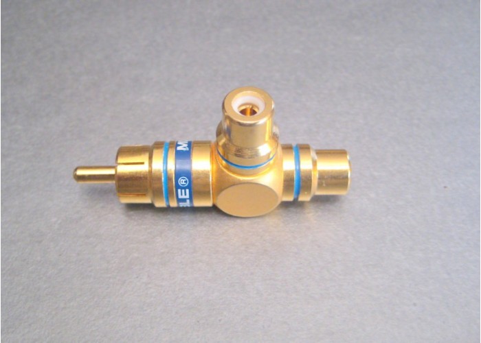 Monster Cable RCA Gold Y Adapter Part # YM2F-B    