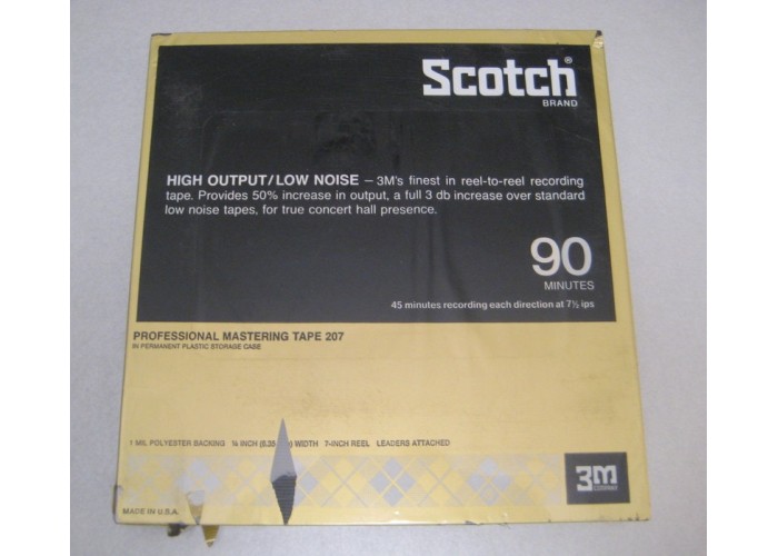 Scotch Professional Mastering Reel To Reel Tape 207  