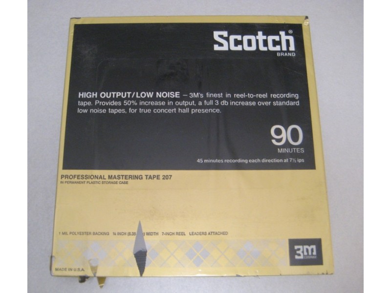 Scotch Professional Mastering Reel To Reel Tape 207
