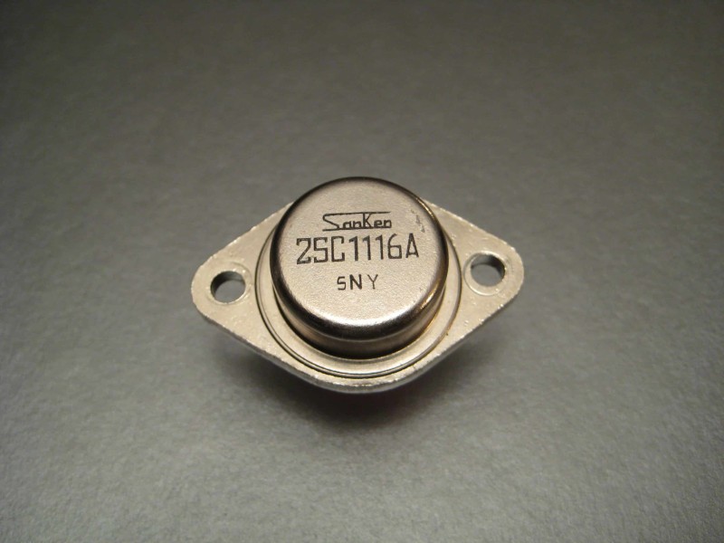 Paire De Transistors SANKEN 2SA747A / 2SC1116A (A747A/C1116A) - Boîtier TO-3 - Pour Amplification Audio Haute Puissance