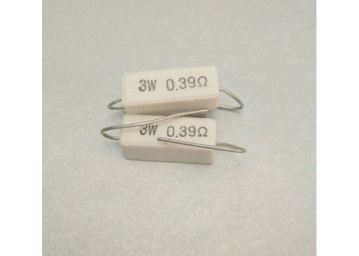 .39 Ohm Ceramic Resistors 3W      