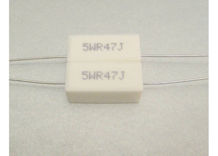 .47 Ohm Ceramic Resistors 5W      