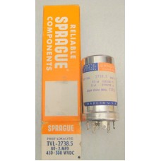 Sprague TVL-2738.5 Can Capacitor     