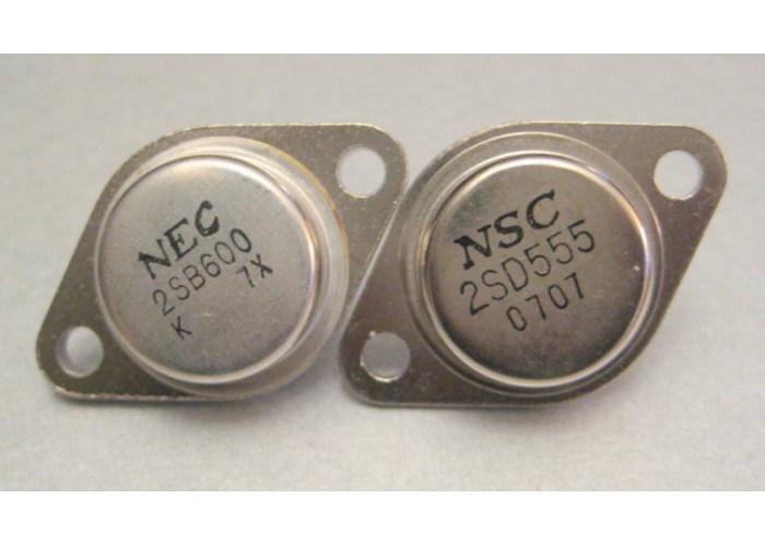 2SB600 2SD555 NEC NSC Transistor Pair  