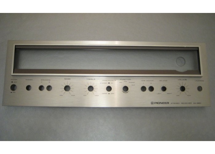 Pioneer SX-680 Receiver Front Panel Faceplate Part # ANB-596     