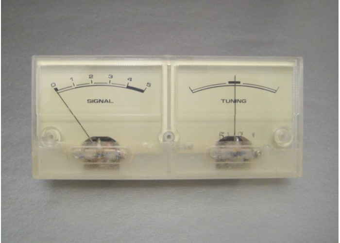 Pioneer SX-850 Receiver Signal Tuning Double Meter Part # AAW-040      