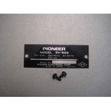 Pioneer SX-828 Badge 