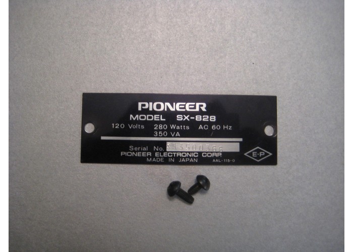Pioneer SX-828 Badge 