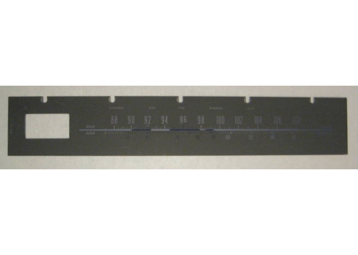 Pioneer SX-525 Dial Scale Part # AAG-027-A                 