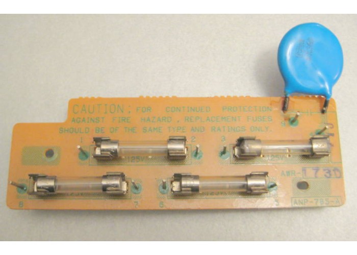 Pioneer SX-780 Fuse Assembly Part # AWR-169           