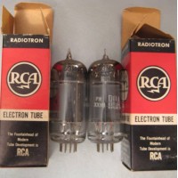 6GM5 Vacuum Tube Matched Pair Made in USA