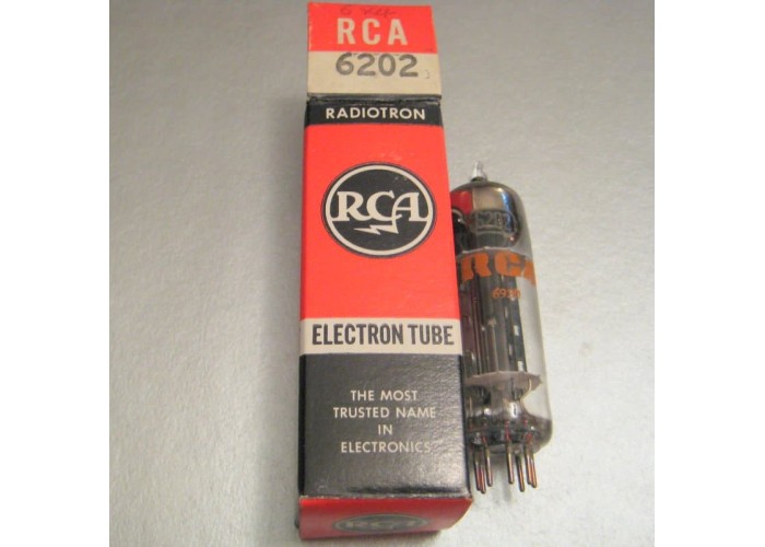RCA 6202 Full-wave Rectifier Ruggedized 6X4 Vacuum Tube