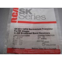 SK3011 NPN Germanium Transistor RCA SK Series 