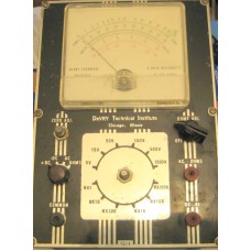 Devry Vacuum Tube Multimeter 1S14 