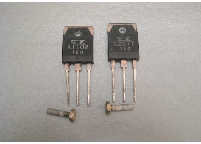 Sanken 2SA1102 2SC2577 Power Transistor Pair            