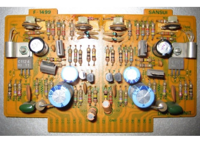 Sansui 661 Driver Circuit Board Part # F-1499    