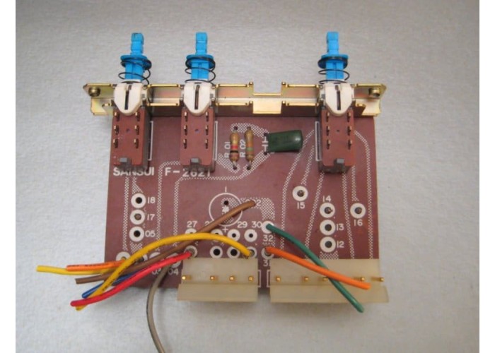 Sansui 7070 Accessory Switch Board Part # F-2621        