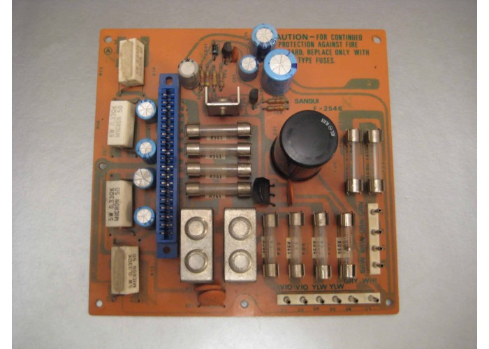 Sansui 8080 9090 Receiver Power Supply Circuit Board. Part No. F-2546