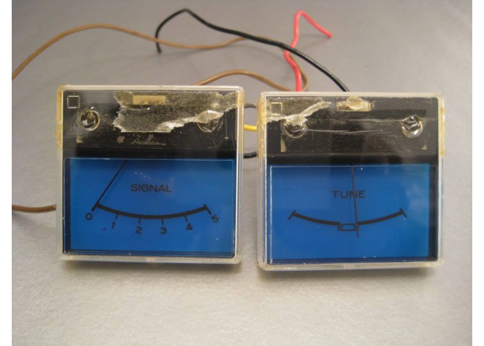 Sansui 8080 Signal & Tune Meter Pair Part # 4300740 Part # 4300750  