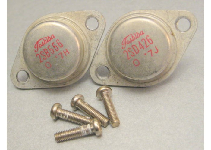 2SB556 2SD426 Toshiba Power Transistor Pair  