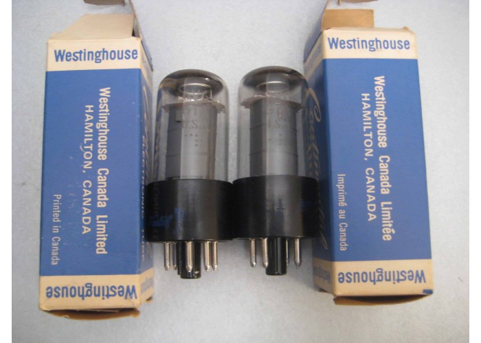 Westinghouse 6V6GTA Matched Pair Vacuum Tube   