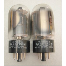 General Electric 6L6GC Vacuum Tube Matched Pair   