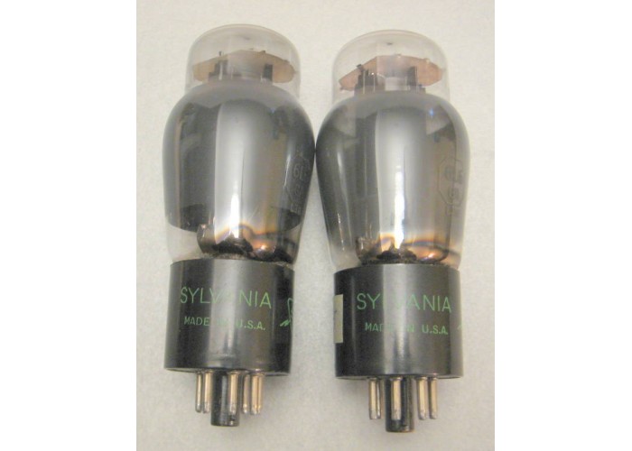 Sylvania 6L6GA Vacuum Tube Pair