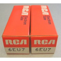Matched Pair RCA 6EU7 Vacuum Tube NOS
