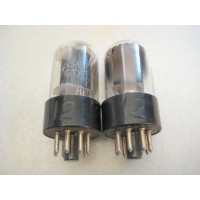 Ken Rad 6SN7GTA Engraved Base Vacuum Tube Pair