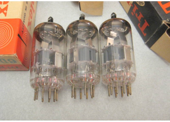 Philips 6DJ8 ECC88 Vacuum Tube Trio