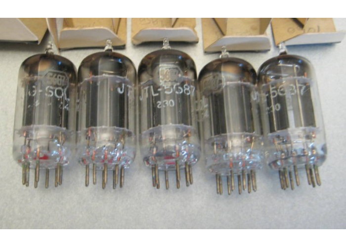Tung-Sol JTL-5687 Vacuum Tube Quintet