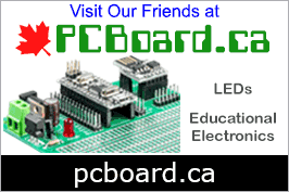 PCBoard.ca - LEDs, Educational Electronics, DIY Electronics, Maker Supplies, Arduino Accessories and More... 